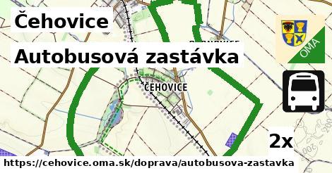 Autobusová zastávka, Čehovice