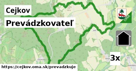 prevádzkovateľ v Cejkov