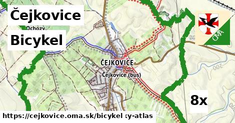 bicykel v Čejkovice