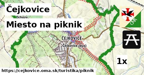 miesto na piknik v Čejkovice