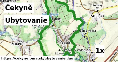 ubytovanie v Čekyně