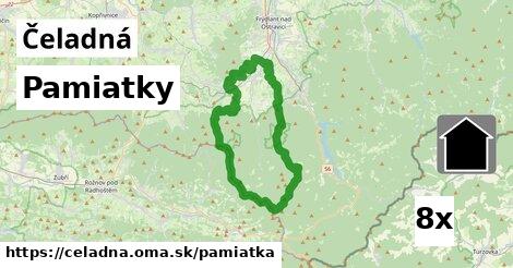 pamiatky v Čeladná