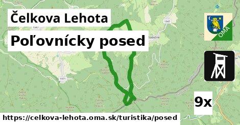 Poľovnícky posed, Čelkova Lehota