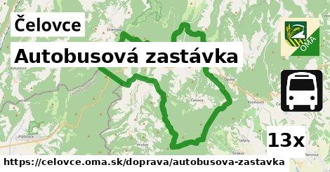 Autobusová zastávka, Čelovce