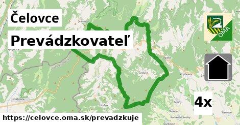 prevádzkovateľ v Čelovce