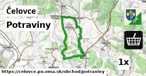 Potraviny, Čelovce, okres PO