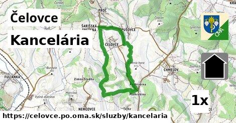 Kancelária, Čelovce, okres PO