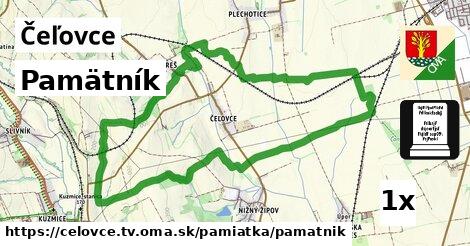 Pamätník, Čeľovce, okres TV