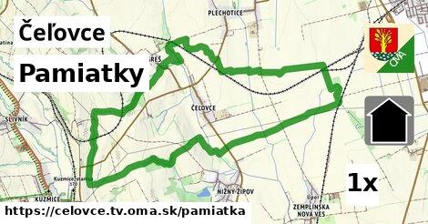 pamiatky v Čeľovce, okres TV