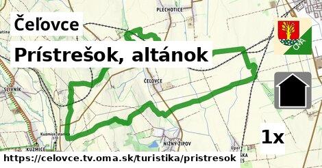 Prístrešok, altánok, Čeľovce, okres TV