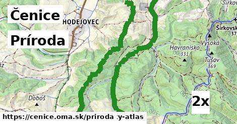 príroda v Čenice