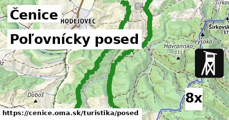 poľovnícky posed v Čenice