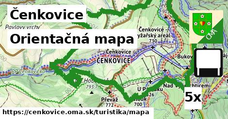 Orientačná mapa, Čenkovice