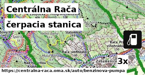 čerpacia stanica, Centrálna Rača