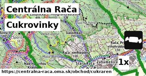 Cukrovinky, Centrálna Rača