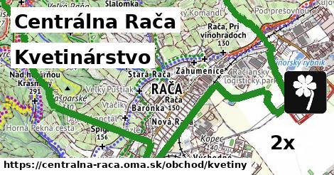 Kvetinárstvo, Centrálna Rača