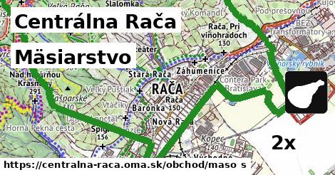 Mäsiarstvo, Centrálna Rača