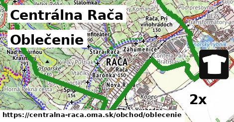 Oblečenie, Centrálna Rača