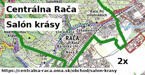 Salón krásy, Centrálna Rača