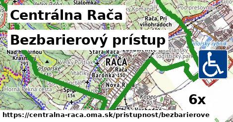 Bezbarierový prístup, Centrálna Rača