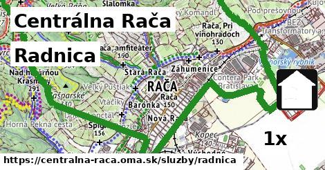 radnica v Centrálna Rača