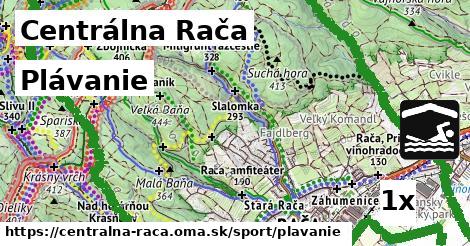 Plávanie, Centrálna Rača