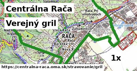 Verejný gril, Centrálna Rača