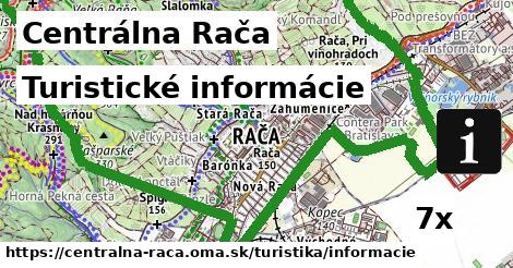 Turistické informácie, Centrálna Rača