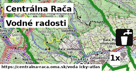 vodné radosti v Centrálna Rača