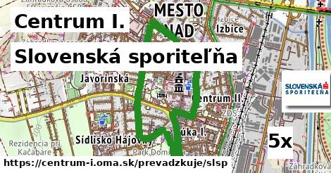 Slovenská sporiteľňa, Centrum I.