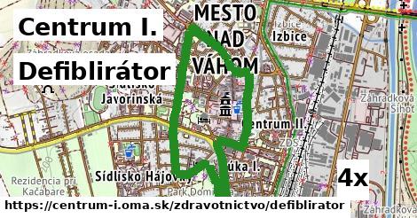 defiblirátor v Centrum I.