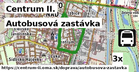 Autobusová zastávka, Centrum II.