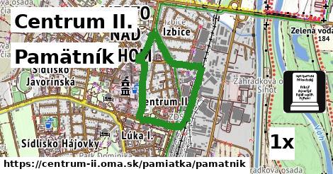 Pamätník, Centrum II.