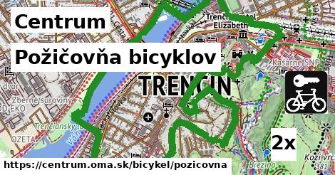 Požičovňa bicyklov, Centrum