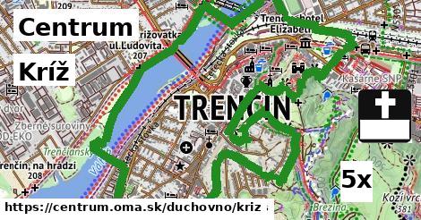 Kríž, Centrum