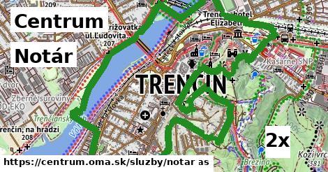 notár v Centrum