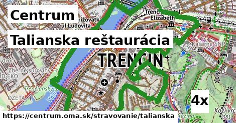 talianska reštaurácia v Centrum