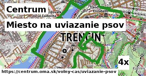 Miesto na uviazanie psov, Centrum