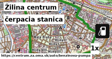 čerpacia stanica, Žilina centrum