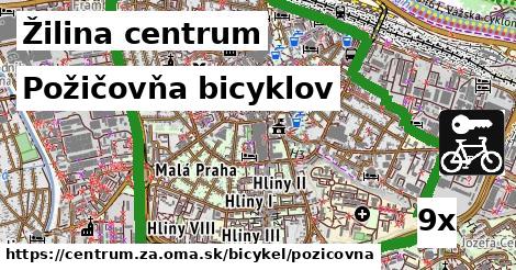 Požičovňa bicyklov, Žilina centrum