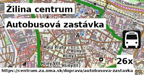 Autobusová zastávka, Žilina centrum