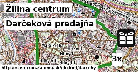 Darčeková predajňa, Žilina centrum