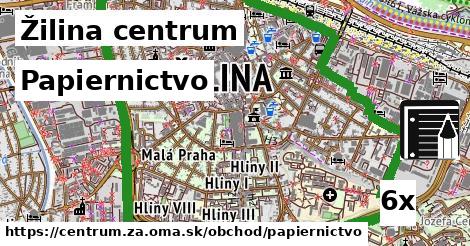 Papiernictvo, Žilina centrum