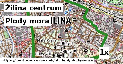 plody mora v Žilina centrum