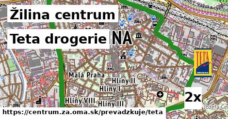 Teta drogerie, Žilina centrum