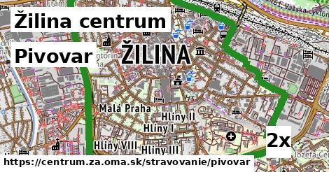 Pivovar, Žilina centrum