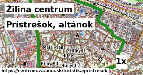 Prístrešok, altánok, Žilina centrum