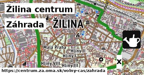 Záhrada, Žilina centrum