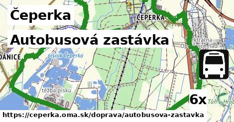 Autobusová zastávka, Čeperka