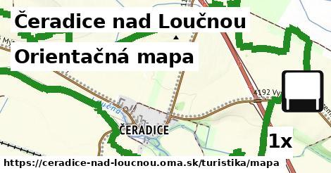 Orientačná mapa, Čeradice nad Loučnou